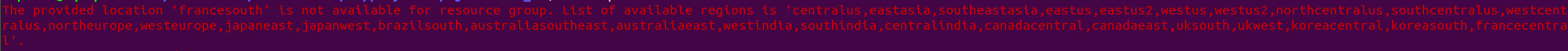 Problema con localización southfrance